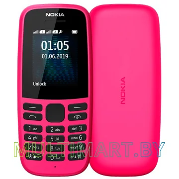 Мобильный телефон Nokia 105 2019 (розовый)